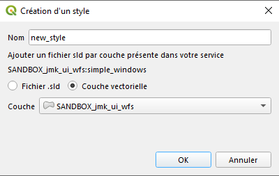Création style sld