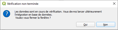 Attente vérification