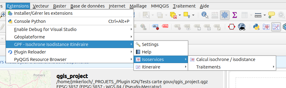 Menu plugin
