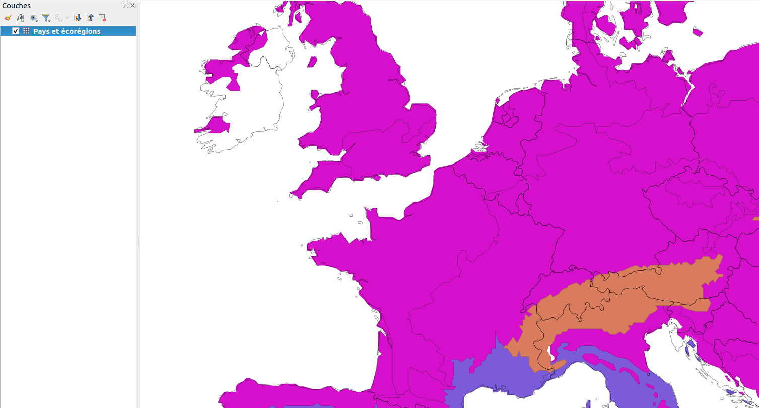 Visualisation des données du tutoriel